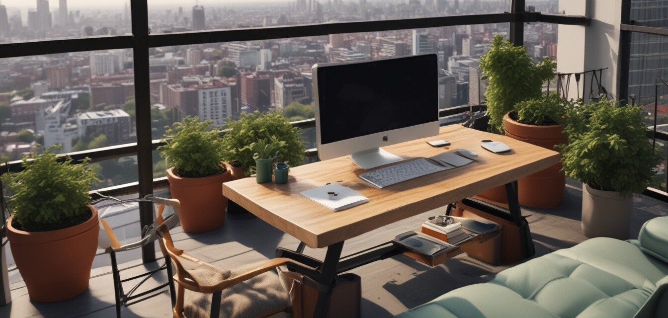 Creating a Functional Rooftop Office