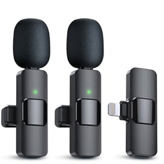 PQRQP Wireless Lavalier Microphones